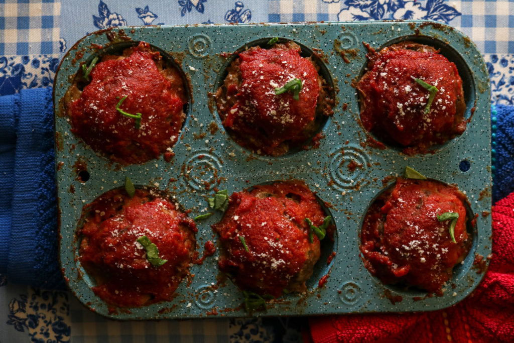 Individual Meatloaf Balls- Low Carb, THM S