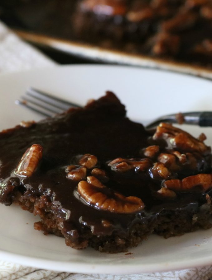 Texas Sheet Cake (low carb, keto, thm)