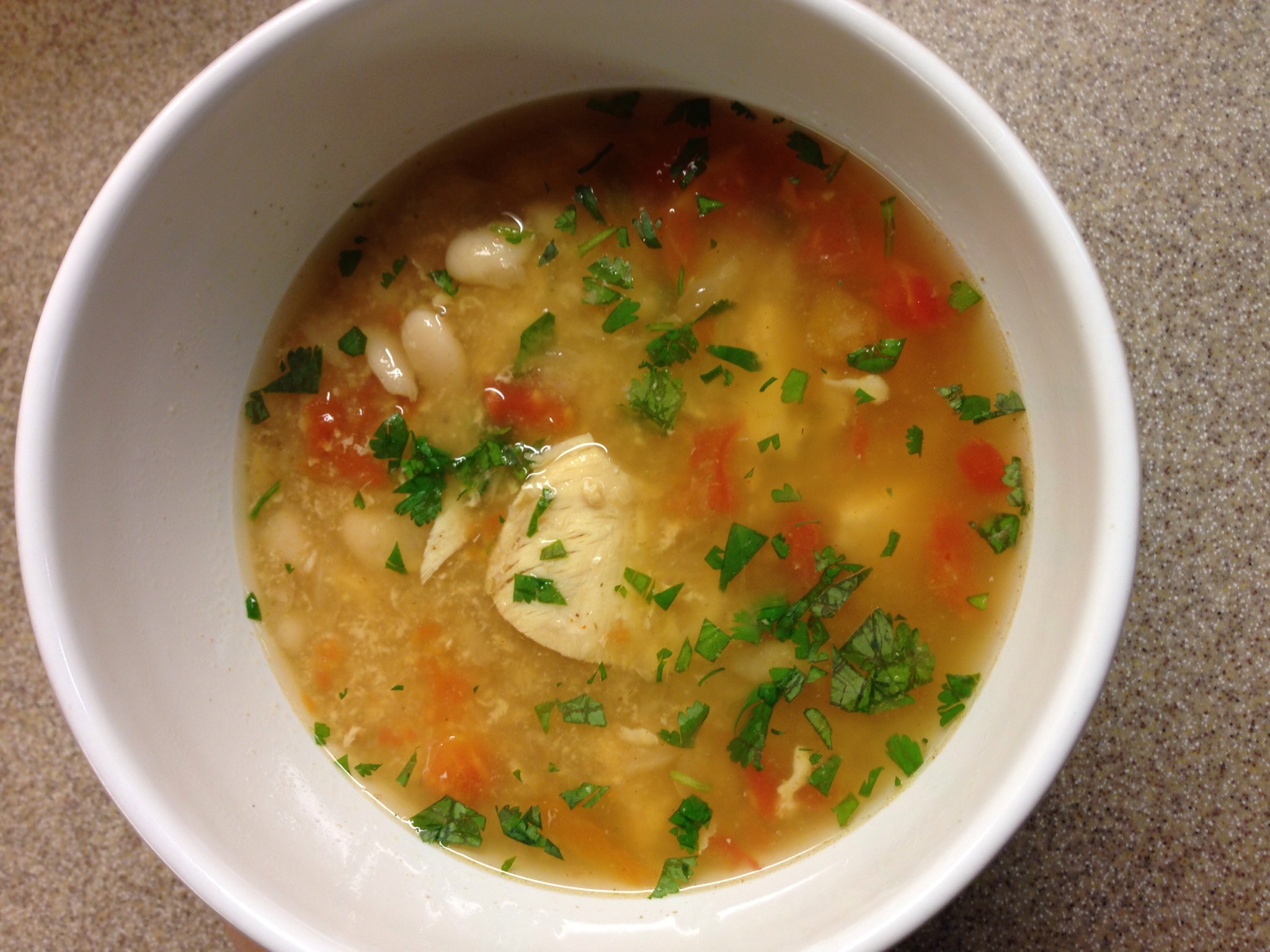 Easy Crockpot White Bean Chicken Soup (E) - Mrs. Criddles Kitchen