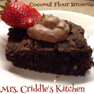 Coconut Flour Brownies - Mrs. Criddles Kitchen