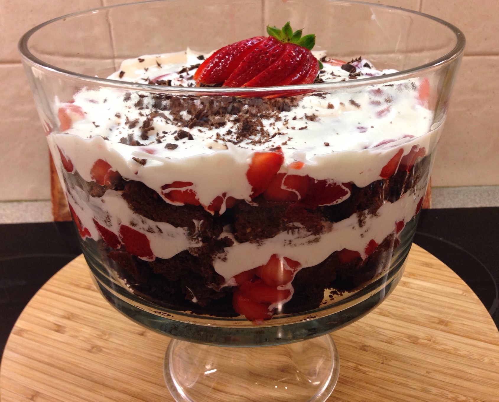 Strawberry Cheesecake Trifle Recipe - Creations by Kara