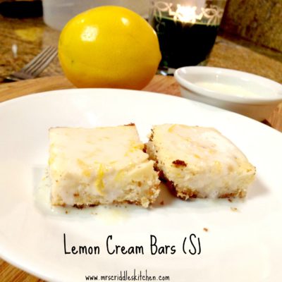 Lemon Cream Bars (S)