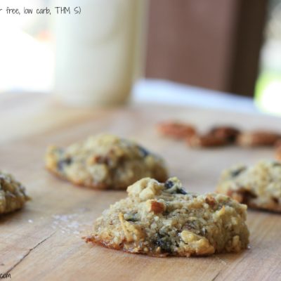 Cowboy Cookies (sugar free, low carb, THM S)