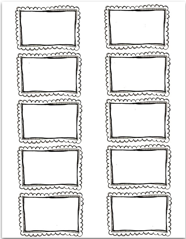 Printable Pantry Label Template Square 2x2 (Download Now) 