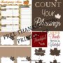 FREE THANKSGIVING PRINTABLES - Mrs. Criddles Kitchen