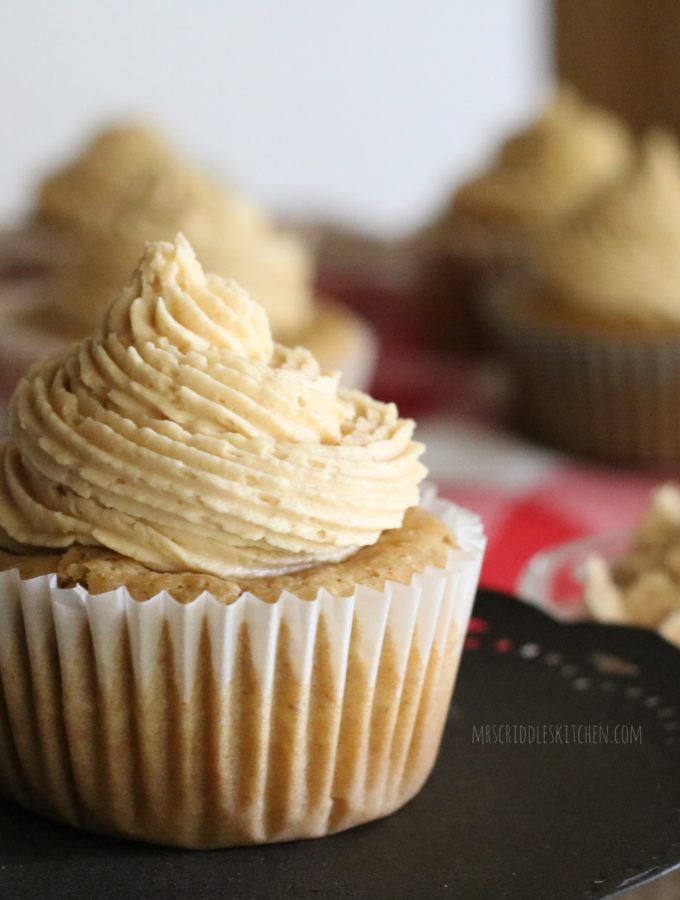 Peanut Butter & Jelly Cupcakes (THM S, Sugar Free, Low Carb)
