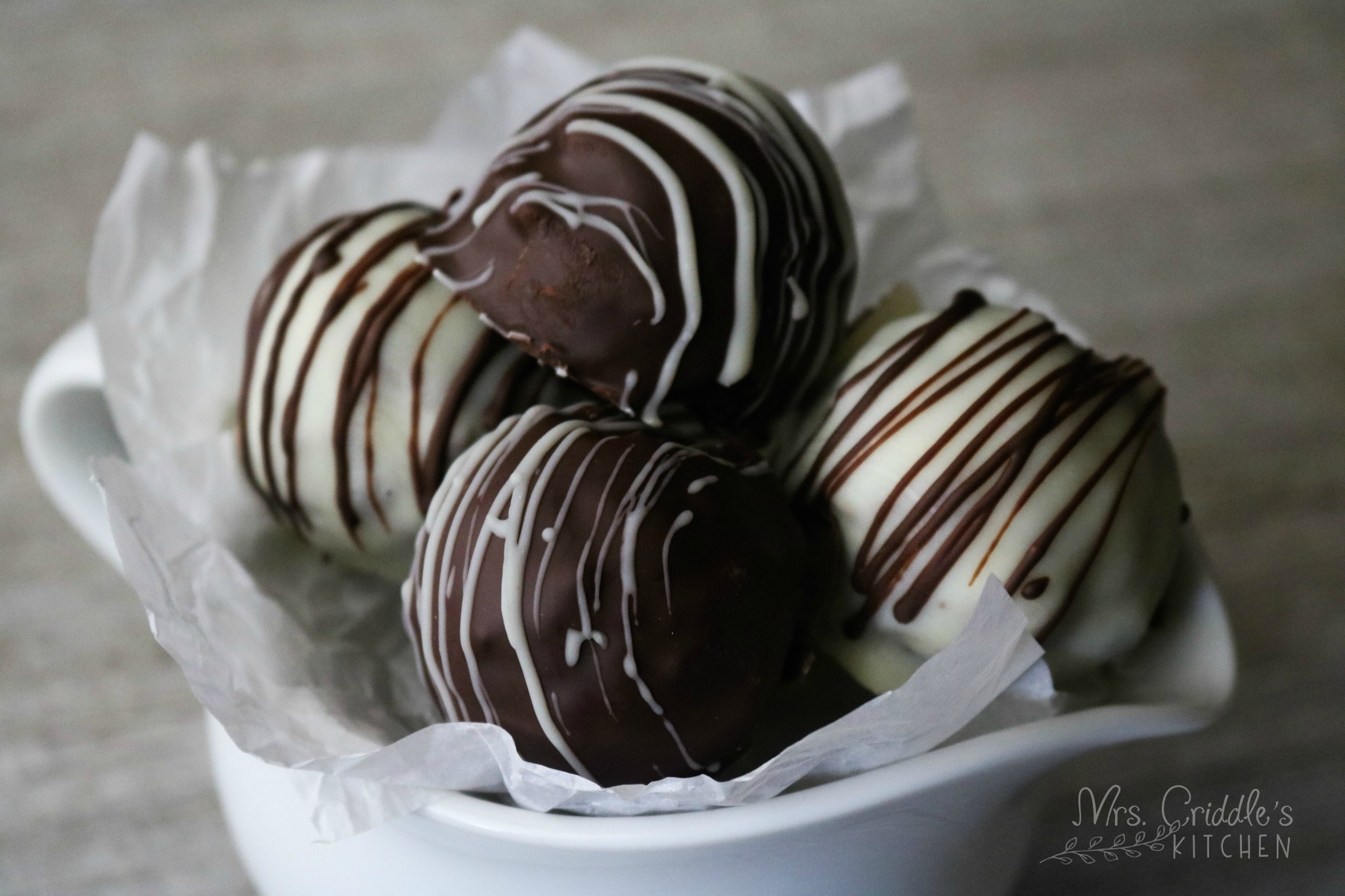 Brownie Truffle Bites - Mrs. Criddles Kitchen