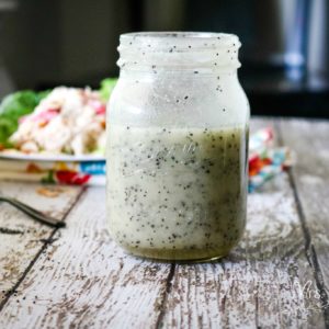 Poppy Seed Dressing- Low Carb - Mrs. Criddles Kitchen