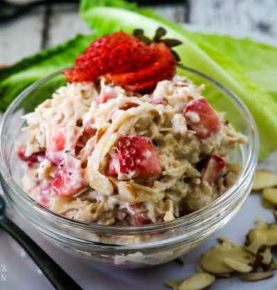 Strawberry Chicken Salad- Low Carb/Keto/THM S