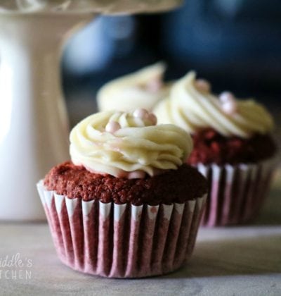 Mini Red Velvet Cupcakes- THM S, Low Carb, Sugar Free